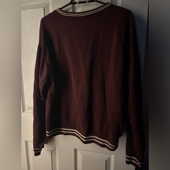 burgundy victoria secret pink sweater - Picture 2 of 2